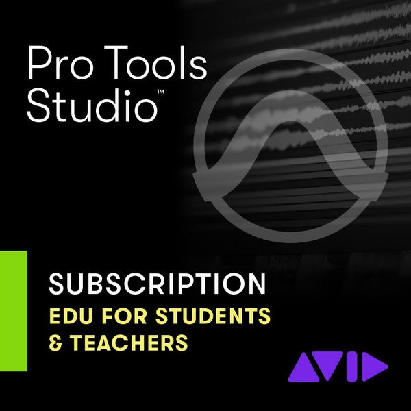 Pro Tools Studio 1-Year Subscription - EDU | Avid 