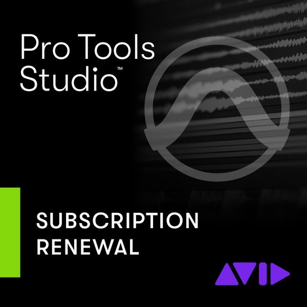 Pro Tools Studio 1-Year Subscription Renewal | Avid 