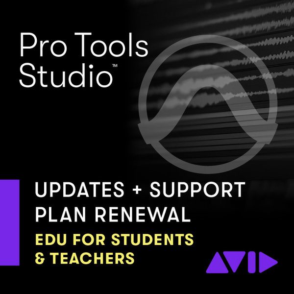 Pro Tools Studio Perpetual Annual Updates  Renewal - EDU | Avid 