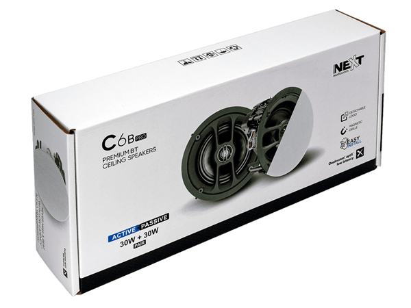 C6 B Pro, White (Pair) (rozbalený) | NEXT Audio 