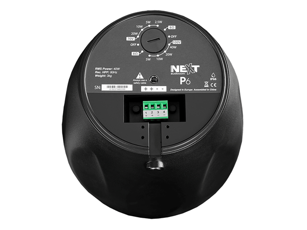 P6, Black | NEXT Audio 