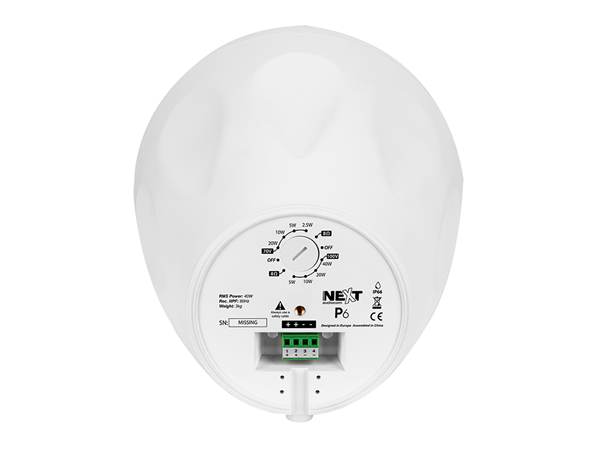 P6, White | NEXT Audio 