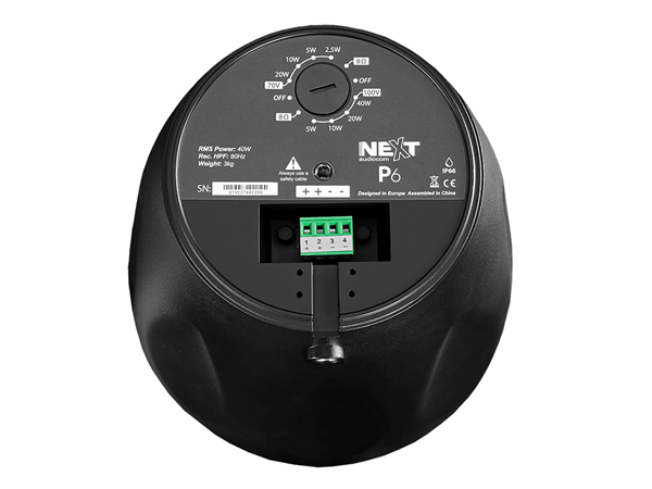 P6 G, Black | NEXT Audio 