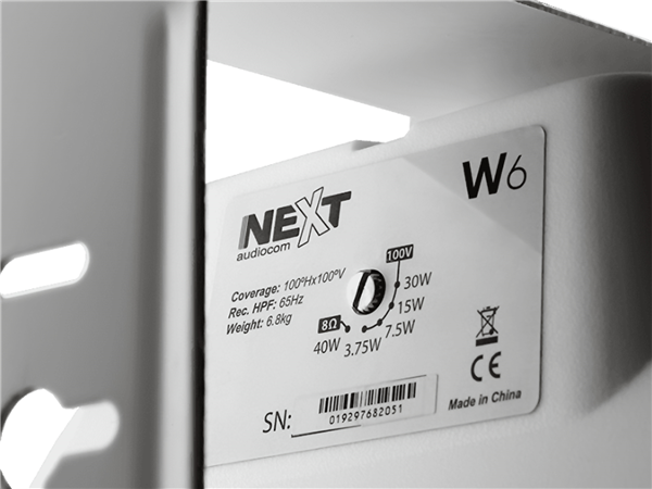 W6, White (Pair) | NEXT Audio 