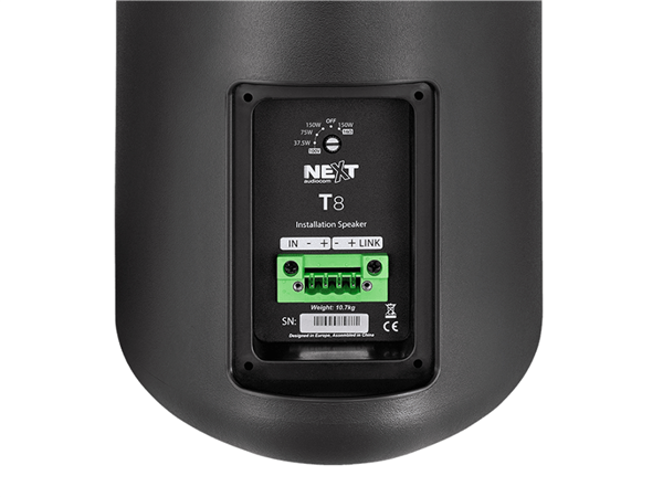 T8, Black | NEXT Audio 