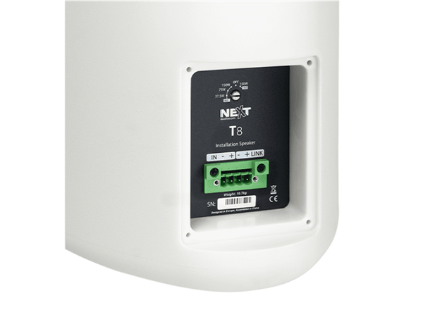 T8 W, White | NEXT Audio 