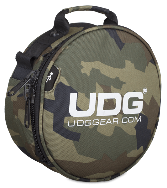 Ultimate Digi Headphone Bag Black Camo, Orange inside | UDG Gear 