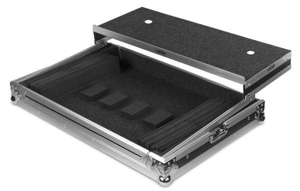 Ultimate Flight Case Multi Format XXL Silver Plus (Laptop Shelf) | UDG Gear 
