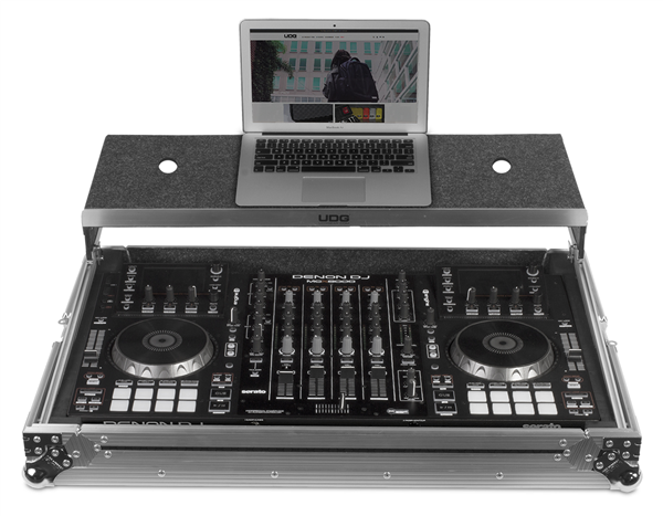 Ultimate Flight Case Multi Format XXL Silver Plus (Laptop Shelf) | UDG Gear 