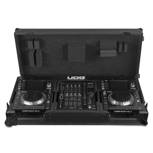 Ultimate Flight Case Denon Set SC5000/X1800 Black Plus (Wheels) | UDG Gear 