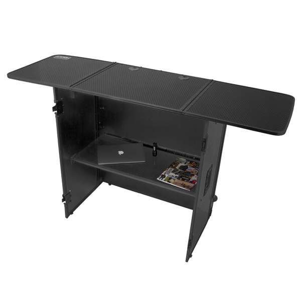 Ultimate Fold Out DJ Table Black MK2 Plus (Wheels) | UDG Gear 