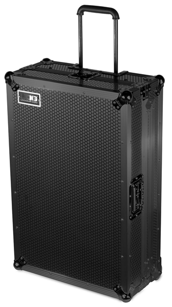 Ultimate Flight Case Multi Format XXL Black Plus (Laptop Shelf, Trolley + Wheels) | UDG Gear 