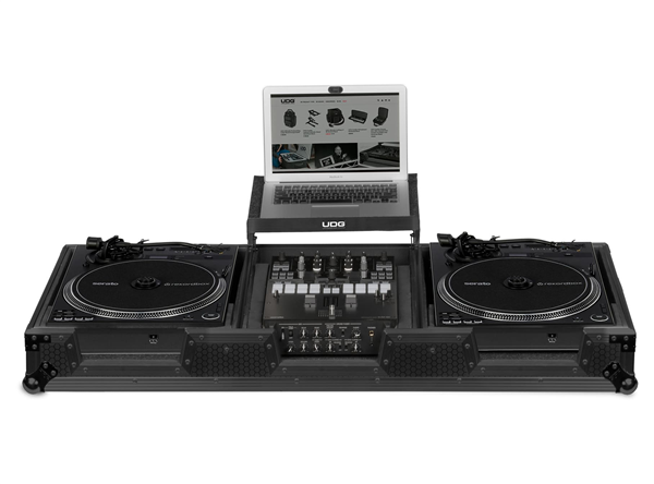 Ultimate Flight Case Set Pioneer PLX-CRSS12 & 10"/12" Mixer Blk Plus (L&W)   | UDG Gear 