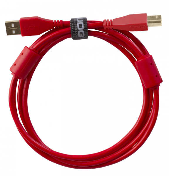 Ultimate Audio Cable USB 2.0 A-B Red Straight 1m | UDG Gear 