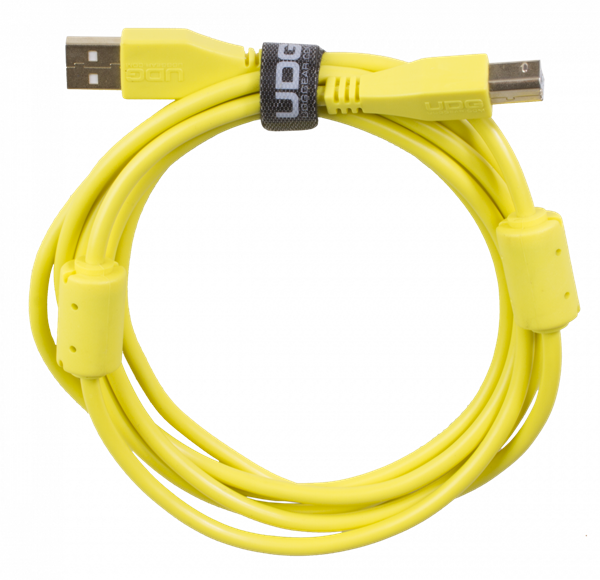 Ultimate Audio Cable USB 2.0 A-B Yellow Straight 1m | UDG Gear 