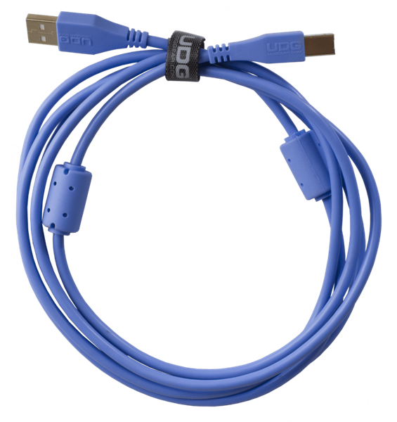 Ultimate Audio Cable USB 2.0 A-B Blue Straight 1m | UDG Gear 