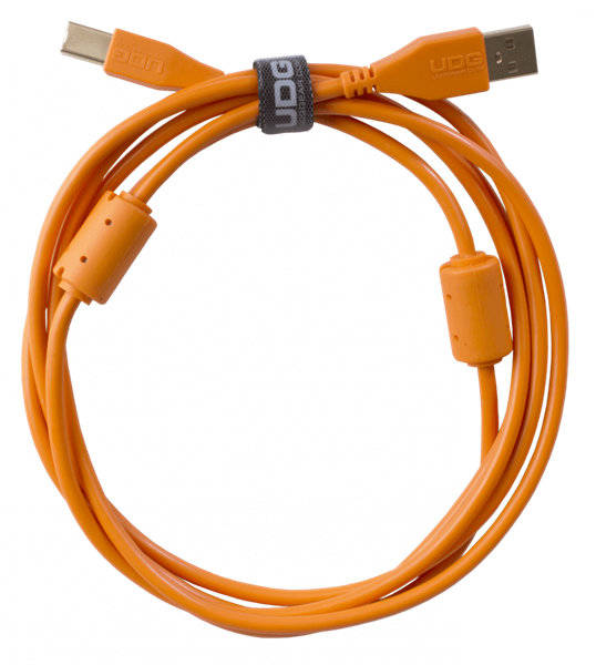 Ultimate Audio Cable USB 2.0 A-B Orange Straight 1m | UDG Gear 