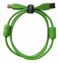 Ultimate Audio Cable USB 2.0 A-B Green Straight  1m | UDG Gear 