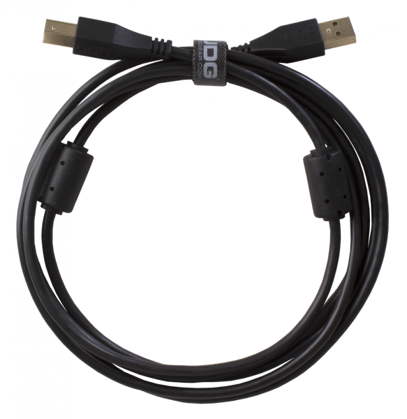 Ultimate Audio Cable USB 2.0 A-B Black Straight  1m | UDG Gear 