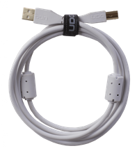 Ultimate Audio Cable USB 2.0 A-B White Straight  1m | UDG Gear 