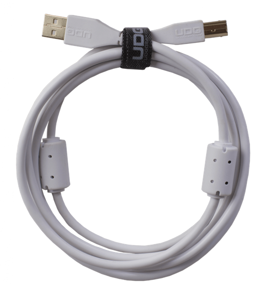 Ultimate Audio Cable USB 2.0 A-B White Straight  1m | UDG Gear 