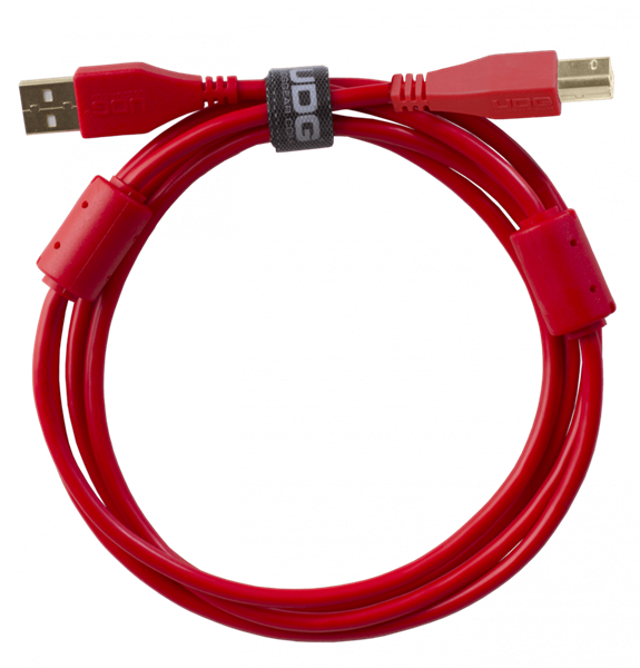 Ultimate Audio Cable USB 2.0 A-B Red Straight 2m | UDG Gear 