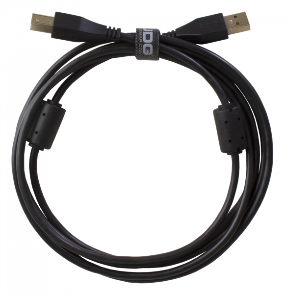 Ultimate Audio Cable USB 2.0 A-B Black Straight 2m | UDG Gear 