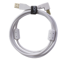 Ultimate Audio Cable USB 2.0 A-B White Angled 1m | UDG Gear 