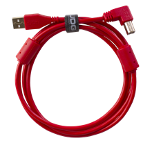 Ultimate Audio Cable USB 2.0 A-B Red Angled 2m | UDG Gear 