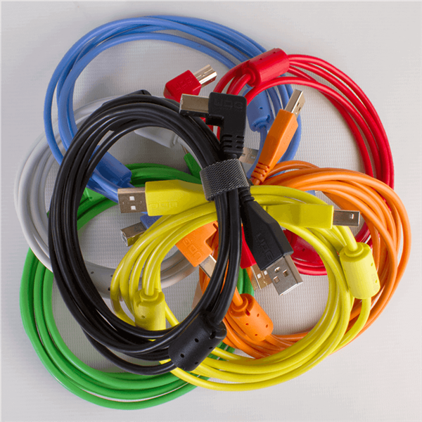 Ultimate Audio Cable USB 2.0 A-B Orange Angled 2m | UDG Gear 