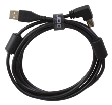 Ultimate Audio Cable USB 2.0 A-B Black Angled 2m | UDG Gear 