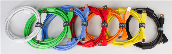 Ultimate Audio Cable USB 2.0 A-B Red Angled 3m | UDG Gear 