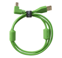 Ultimate Audio Cable USB 2.0 A-B Green Angled 3m | UDG Gear 