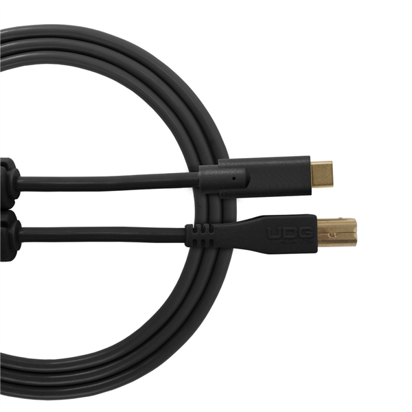Ultimate Audio Cable USB 2.0 C-B Black Straight 1,5m | UDG Gear 
