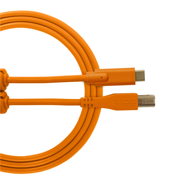 Ultimate Audio Cable USB 2.0 C-B Orange Straight 1,5m | UDG Gear 