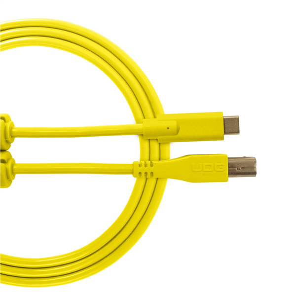 Ultimate Audio Cable USB 2.0 C-B Yellow Straight 1,5m | UDG Gear 