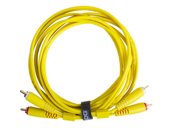 Ultimate Audio Cable Set RCA - RCA Yellow Straight 1,5m | UDG Gear 