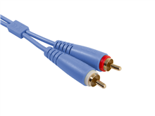 Ultimate Audio Cable Set RCA - RCA Blue Straight 3m | UDG Gear 