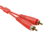 Ultimate Audio Cable Set RCA - RCA Red Straight 3m | UDG Gear 