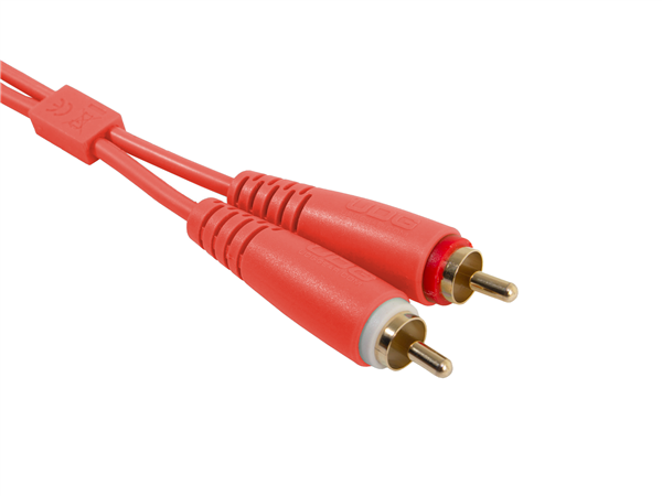 Ultimate Audio Cable Set RCA - RCA Red Straight 3m | UDG Gear 