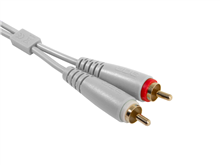 Ultimate Audio Cable Set RCA - RCA White Straight 3m | UDG Gear 