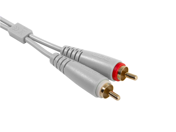 Ultimate Audio Cable Set RCA - RCA White Straight 3m | UDG Gear 