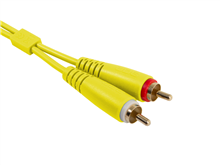 Ultimate Audio Cable Set RCA - RCA Yellow Straight 3m | UDG Gear 