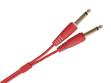 Ultimate Audio Cable Set 1/4'' Jack - 1/4'' Jack Red Straight 3m | UDG Gear 