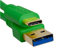 Ultimate Audio Cable USB 3.0 C-A Green Straight 1,5m | UDG Gear 