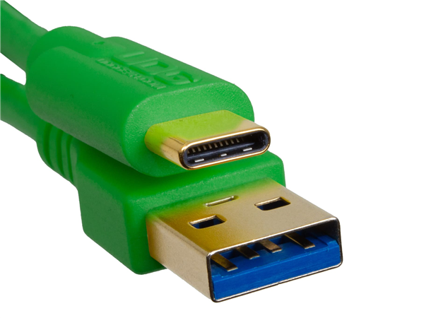 Ultimate Audio Cable USB 3.0 C-A Green Straight 1,5m | UDG Gear 