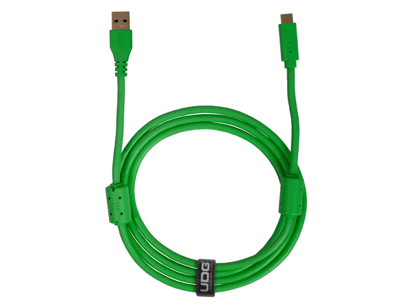 Ultimate Audio Cable USB 3.0 C-A Green Straight 1,5m | UDG Gear 