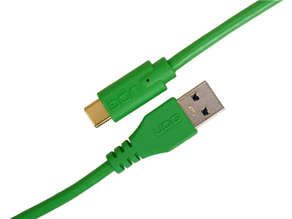 Ultimate Audio Cable USB 3.0 C-A Green Straight 1,5m | UDG Gear 