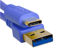 Ultimate Audio Cable USB 3.0 C-A Blue Straight 1,5m | UDG Gear 