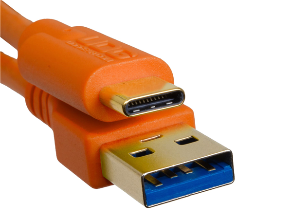 Ultimate Audio Cable USB 3.0 C-A Orange Straight 1,5m | UDG Gear 